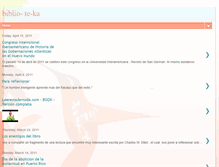 Tablet Screenshot of biblio-te-ka.blogspot.com