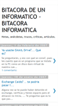 Mobile Screenshot of bitacoradeuninformatico.blogspot.com