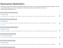 Tablet Screenshot of destinationsbooksellers.blogspot.com