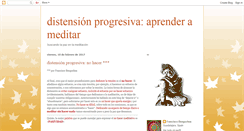 Desktop Screenshot of distensionprogresiva.blogspot.com
