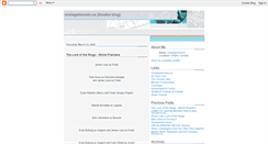 Desktop Screenshot of onstagetoronto.blogspot.com
