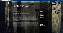 Desktop Screenshot of fabledvision.blogspot.com