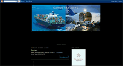 Desktop Screenshot of cargotracking.blogspot.com