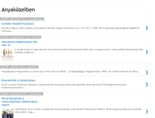 Tablet Screenshot of anyakozelben.blogspot.com