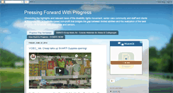 Desktop Screenshot of pressingforwardwithprogress.blogspot.com