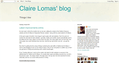 Desktop Screenshot of clairelomasblog.blogspot.com