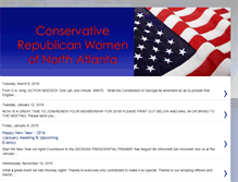 Tablet Screenshot of conservativerepublicanwomen.blogspot.com