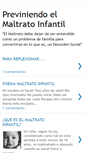 Mobile Screenshot of prevencion-maltrato-infantil.blogspot.com