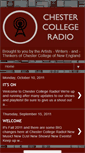 Mobile Screenshot of chestercollegeradio.blogspot.com