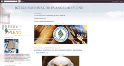 Desktop Screenshot of evangelhopleno-pe.blogspot.com