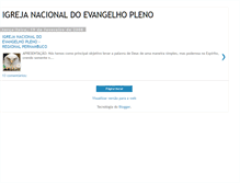 Tablet Screenshot of evangelhopleno-pe.blogspot.com