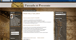 Desktop Screenshot of passadopresenteehistoria.blogspot.com