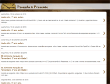 Tablet Screenshot of passadopresenteehistoria.blogspot.com