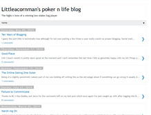 Tablet Screenshot of littleacornpoker.blogspot.com