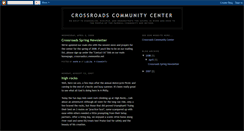 Desktop Screenshot of crossroadscommunitycenter.blogspot.com