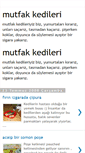 Mobile Screenshot of mutfakkedileri.blogspot.com