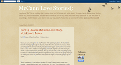Desktop Screenshot of mccann-love-stories.blogspot.com