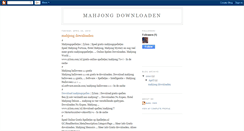Desktop Screenshot of mahjong-downloaden.blogspot.com