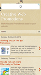 Mobile Screenshot of creativewebpromote.blogspot.com