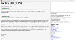 Desktop Screenshot of diylinuxpvr.blogspot.com