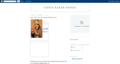 Desktop Screenshot of chrisbakersongs.blogspot.com