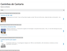 Tablet Screenshot of caminhosdecantaria.blogspot.com