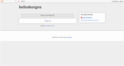 Desktop Screenshot of hellodesigns.blogspot.com