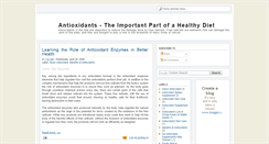 Desktop Screenshot of anti-oxidant.blogspot.com