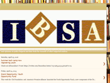 Tablet Screenshot of ibsagrants.blogspot.com
