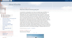 Desktop Screenshot of klaudia001.blogspot.com