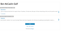 Tablet Screenshot of benmccaslingolf.blogspot.com