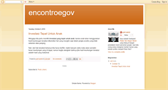 Desktop Screenshot of encontroegov.blogspot.com