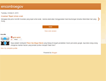 Tablet Screenshot of encontroegov.blogspot.com