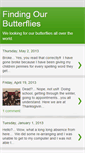 Mobile Screenshot of findingourbutterflies.blogspot.com