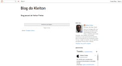 Desktop Screenshot of kleitonfreitas.blogspot.com