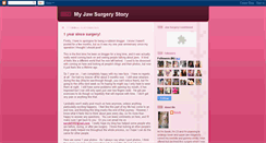 Desktop Screenshot of jawsurgerystory.blogspot.com