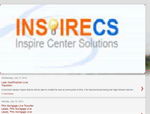 Tablet Screenshot of inspirecentersolution.blogspot.com