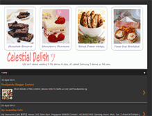 Tablet Screenshot of celestialdelish.blogspot.com