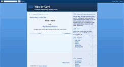 Desktop Screenshot of cyril-tips.blogspot.com