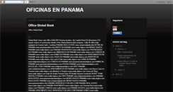 Desktop Screenshot of oficinasenpanama.blogspot.com