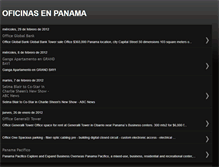 Tablet Screenshot of oficinasenpanama.blogspot.com