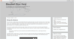 Desktop Screenshot of baseballoverhere.blogspot.com