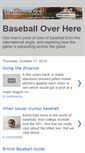 Mobile Screenshot of baseballoverhere.blogspot.com