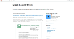 Desktop Screenshot of excelambitny.blogspot.com