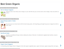 Tablet Screenshot of bestgreenorganic.blogspot.com