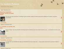 Tablet Screenshot of maisonpoisson.blogspot.com