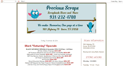 Desktop Screenshot of preciousscraps.blogspot.com