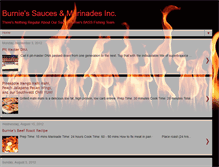 Tablet Screenshot of burniesbbq.blogspot.com