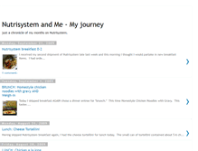 Tablet Screenshot of nutriandme.blogspot.com