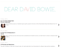 Tablet Screenshot of deardavidbowie.blogspot.com